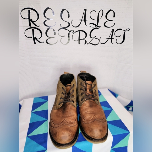 Bed Stu Capacity Light Weight Rustic Ankle Mens Chukka Boots Leather Sz 10.5 - Picture 1 of 12